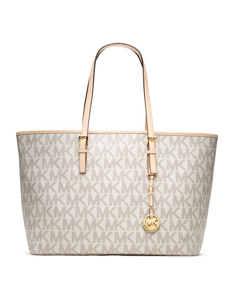 michael kors monogram large tote|michael kors medium tote bag.